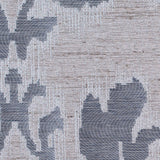 Silver Lightweight "Rorschach Test" Poly Jacquard