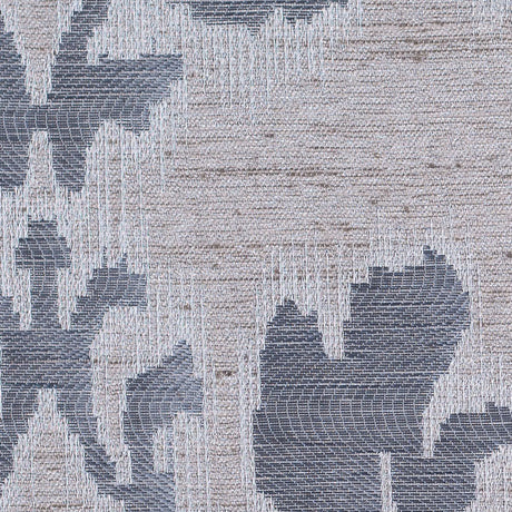Silver Lightweight "Rorschach Test" Poly Jacquard