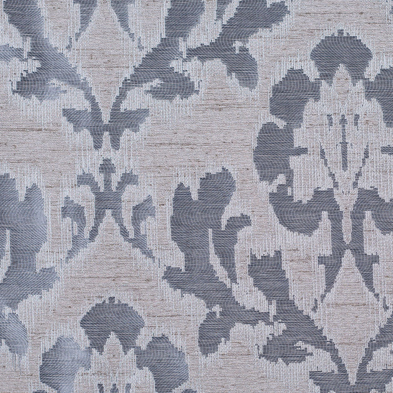 Silver Lightweight "Rorschach Test" Poly Jacquard