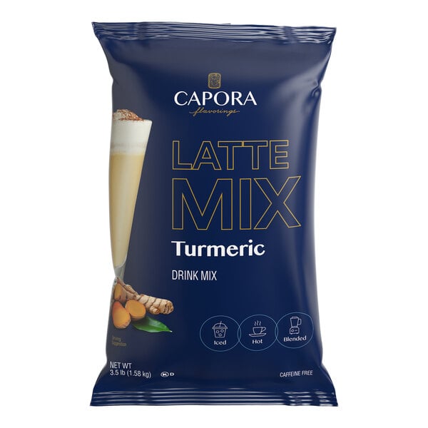 Capora Turmeric Latte Mix 3.5 lb. - 5/Case