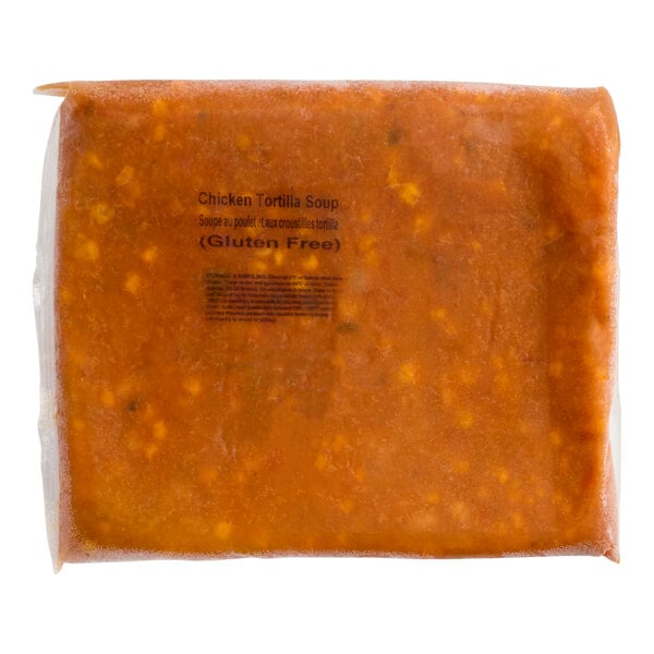 Kettle Cuisine Chicken Tortilla Soup 4 lb. - 4/Case