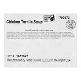 Kettle Cuisine Chicken Tortilla Soup 4 lb. - 4/Case
