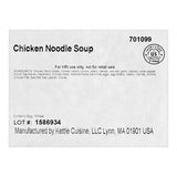 Kettle Cuisine Reduced Sodium Chicken Noodle Soup 4 lb. - 4/Case