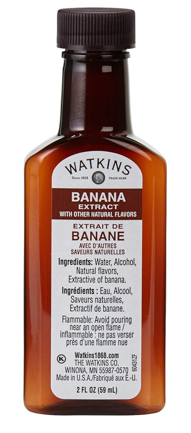 Watkins Banana Extract with Other Natural Flavors, 2 oz. Bottle