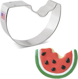 Ann Clark Watermelon Slice with bite taken out Cookie Cutter, 3.75"