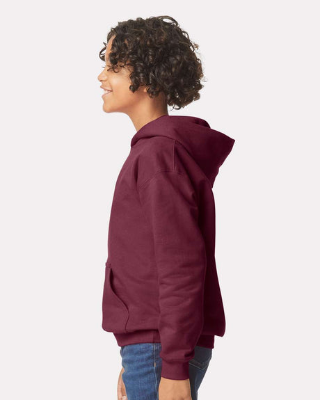 Gildan Softstyle Youth Midweight Hooded Sweatshirt