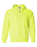 Sudadera con capucha y cremallera completa Gildan Heavy Blend - Forro polar cálido de manga larga