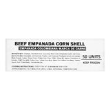 Brisas Beef Corn Shell Empanada 3 oz. - 50/Case