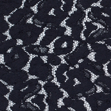 NYC Designer Black Midweight Cotton Lace