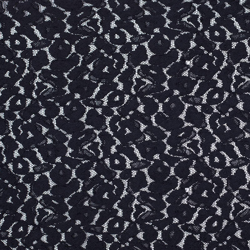 NYC Designer Black Midweight Cotton Lace