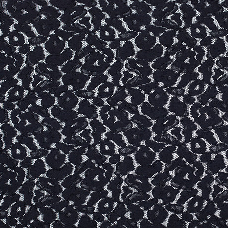 NYC Designer Black Midweight Cotton Lace