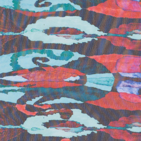 Saturated Hues/Cool Print Poly Chiffon