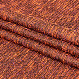 Vibrant Orange, Grapeade and Metallic Gold Polyester Tweed
