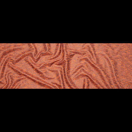 Vibrant Orange, Grapeade and Metallic Gold Polyester Tweed