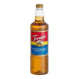 Torani Salted Caramel Flavoring Syrup Plastic Bottle 1 Liter - 6/Case
