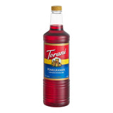 Torani Pomegranate Flavoring / Fruit Syrup Plastic Bottle 1 Liter - 6/Case