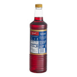 Torani Red Raspberry Flavoring / Fruit Syrup Plastic Bottle 1 Liter - 6/Case