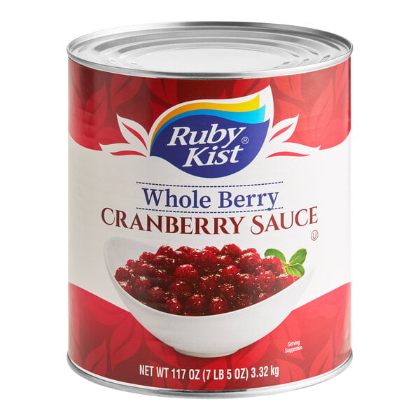 Ruby Kist Whole Berry Cranberry Sauce #10 Can - 6/Case