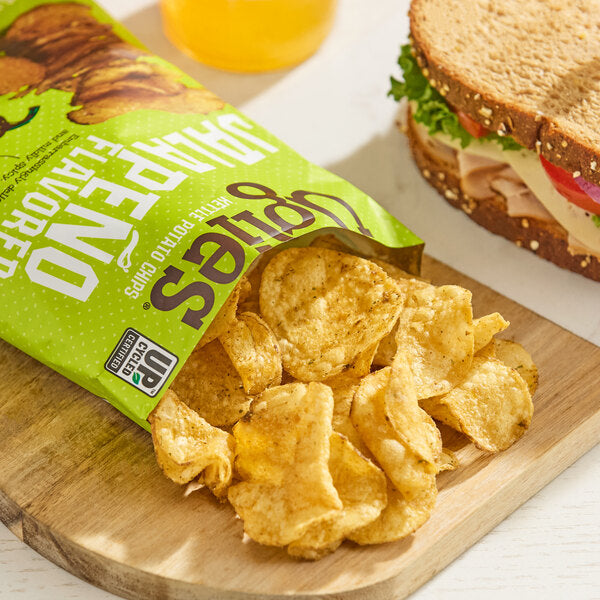 Uglies Jalapeno Kettle Potato Chips 2 oz. - 24/Case