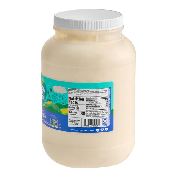 Follow Your Heart Original Vegenaise Vegan Mayonnaise 1 Gallon - 4/Case
