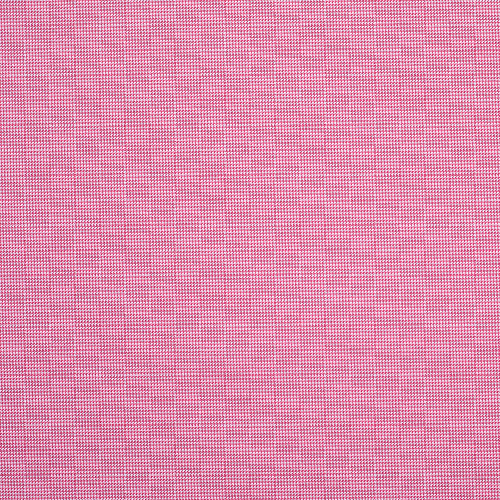 Rose and White Mini Houndstooth Stretch Poly