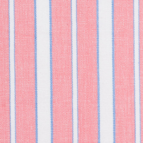 Cotton Candy Pink, Blue and White Striped Handwoven Cotton