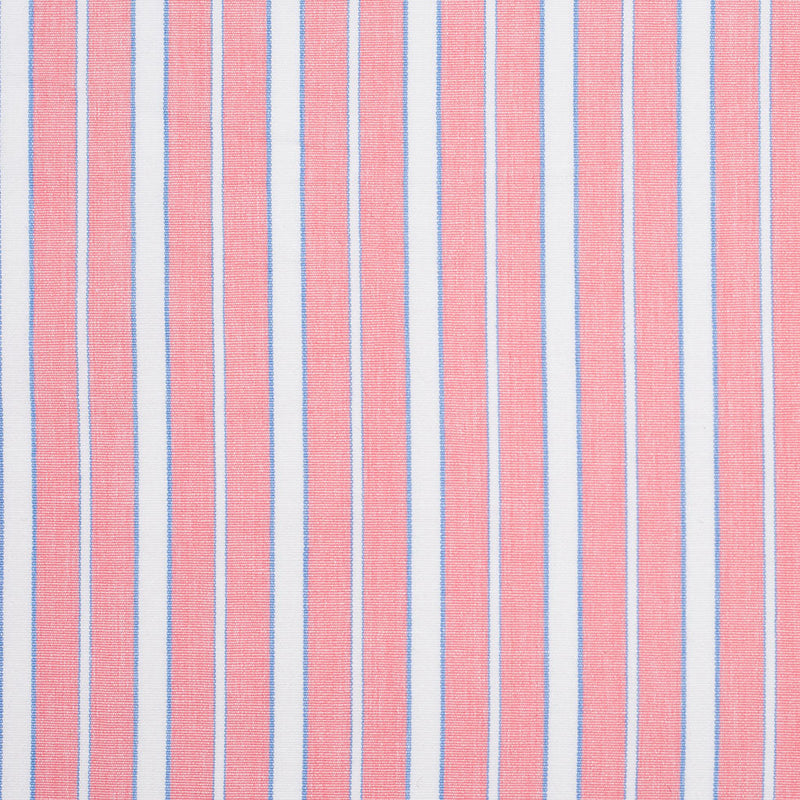 Cotton Candy Pink, Blue and White Striped Handwoven Cotton