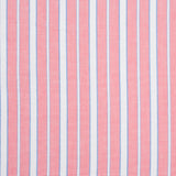 Cotton Candy Pink, Blue and White Striped Handwoven Cotton