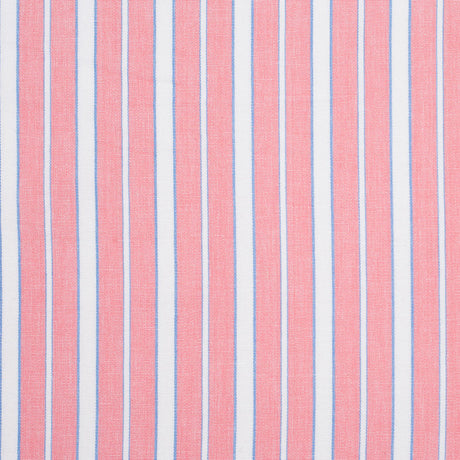 Cotton Candy Pink, Blue and White Striped Handwoven Cotton