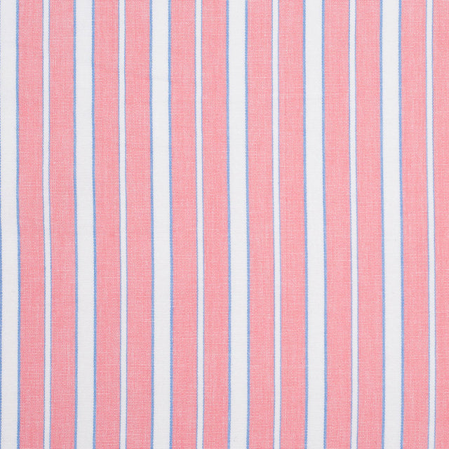 Cotton Candy Pink, Blue and White Striped Handwoven Cotton