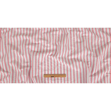 Cotton Candy Pink, Blue and White Striped Handwoven Cotton