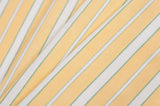 Impala Green and White Striped Cotton Canvas