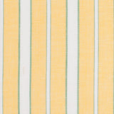Impala Green and White Striped Cotton Canvas