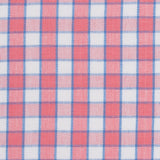 Cotton Candy Pink and Blue Checked Handwoven Cotton