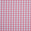 Cotton Candy Pink and Blue Checked Handwoven Cotton