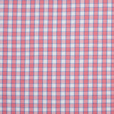 Cotton Candy Pink and Blue Checked Handwoven Cotton