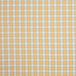 Citrus Yellow and Green Checked Handwoven Cotton