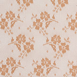 Butter Rum Polyester Floral Lace