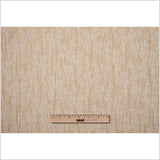 Candid Ginger and Pristine White Polyester Crinkled Jacquard