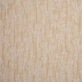 Candid Ginger and Pristine White Polyester Crinkled Jacquard