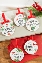 Cardinal Chorus Ornament - Assortment of 5