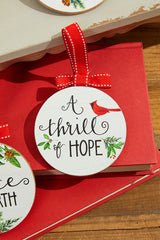 Cardinal Chorus Ornament - Assortment of 5