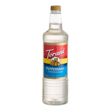 Torani Peppermint Flavoring Syrup Plastic Bottle 1 Liter - 6/Case