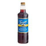 Torani Sugar-Free Chocolate Macadamia Nut Flavoring Syrup Plastic Bottle 1 Liter - 6/Case