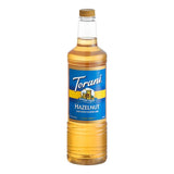 Torani Sugar-Free Hazelnut Flavoring Syrup Plastic Bottle 1 Liter