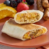 Tres Picosos Foil-Wrapped Western Breakfast Burrito 8 oz. - 20/Case