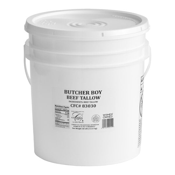 Butcher Boy Beef Tallow Pail 30 lb.