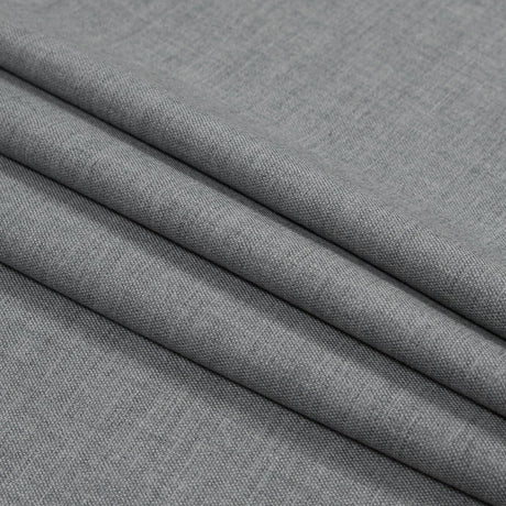 Theory Light Heather Gray Stretch Wool Canvas