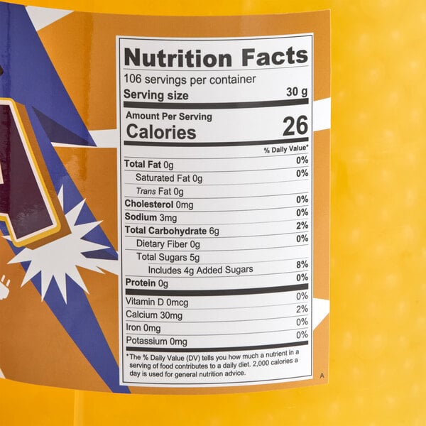 Bossen Volt Amber Energy Bursting Boba 7.04 lb. - 4/Case
