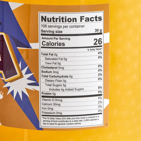 Bossen Volt Amber Energy Bursting Boba 7.04 lb. - 4/Case